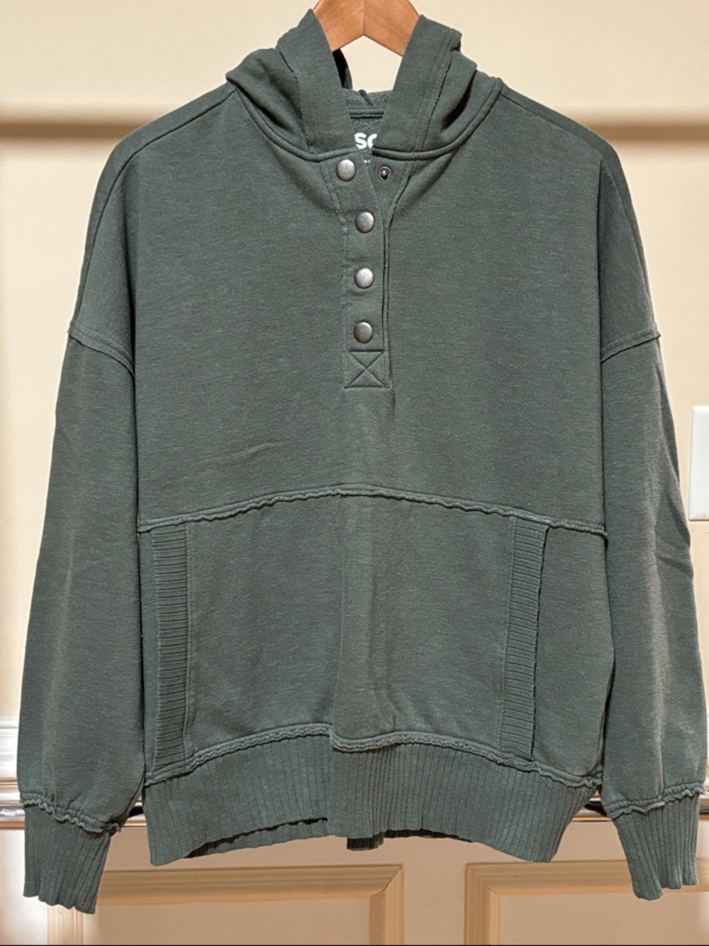 SO Green Lounge Life Tunic Hoodie